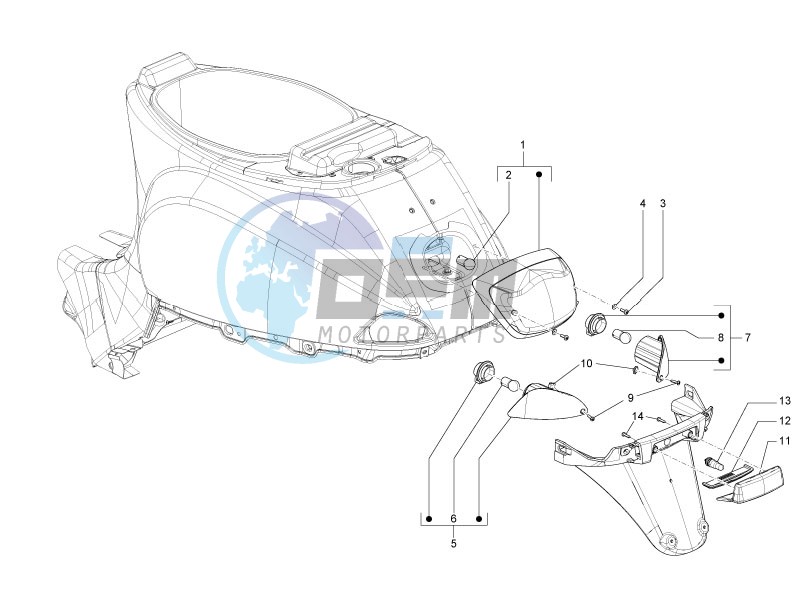 Tail light - Turn signal lamps