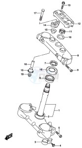 RM-Z450 drawing STEERING STEM