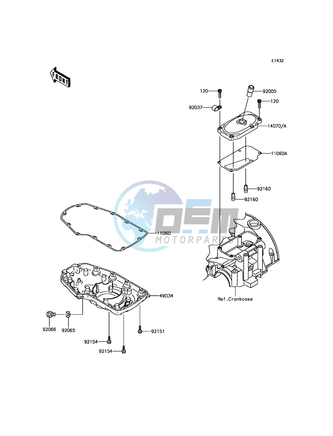 Breather Cover/Oil Pan