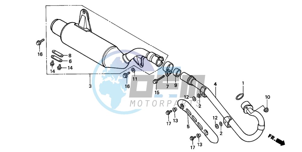 EXHAUST MUFFLER