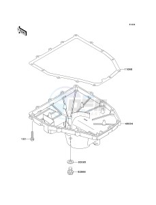 ZX 600 M [NINJA ZX-6RR] (M1) [NINJA ZX-6RR] drawing OIL PAN