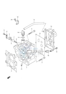 DF 9.9 drawing Cylinder Head