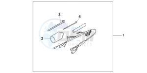 CB1000RC drawing GRIP HEATER ATT