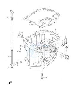 DF 115 drawing Oil Pan