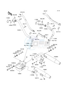 VN 1500 N [VULCAN 1500 CLASSIC] (N4) N4 drawing MUFFLER-- S- -