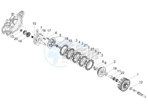 TUONO 125 4T E4 ABS (APAC) drawing Clutch