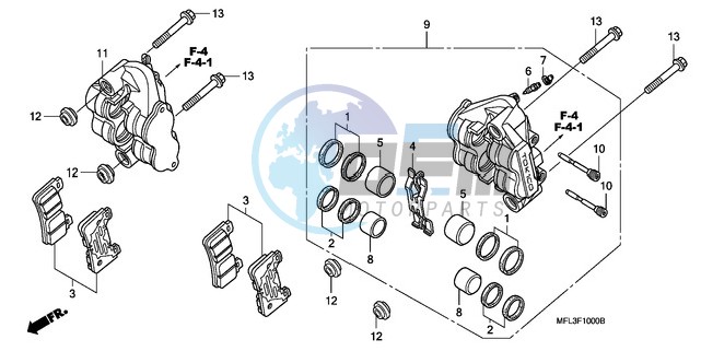 FRONT BRAKE CALIPER