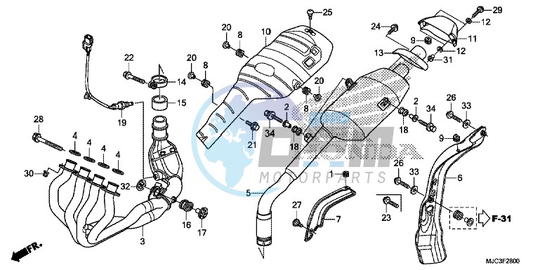 EXHAUST MUFFLER