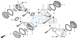 CBR125RW9 Germany - (G) drawing WINKER (CBR125RW7/RW9/RWA)