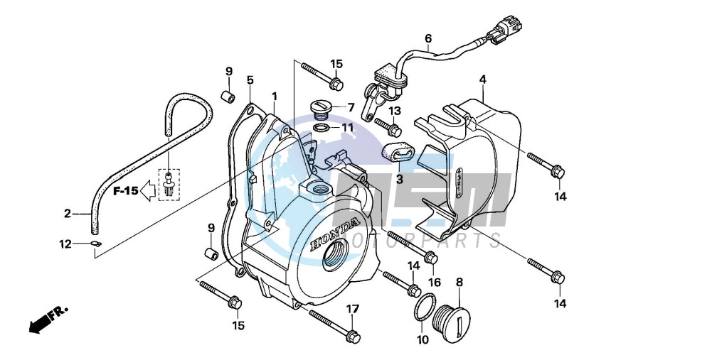 LEFT CRANKCASE COVER