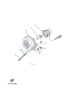 YFM700FWB KODIAK 700 (B6KN) drawing HEADLIGHT