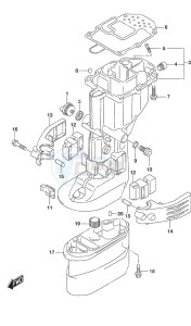 DF 20A drawing Drive Shaft Housing