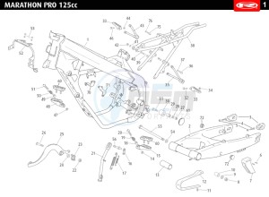 MARATHON-125-PRO-WHITE drawing CHASSIS