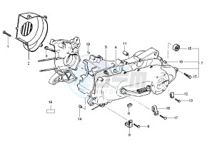 Liberty 50 drawing Crankcase cover