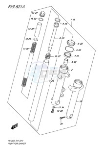 RV125 VAN VAN EU drawing FRONT FORK DAMPER