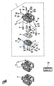 150A drawing CARBURETOR