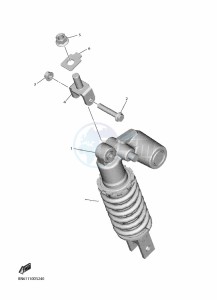 YZF600 YZF-R6 (BN6S) drawing REAR SUSPENSION