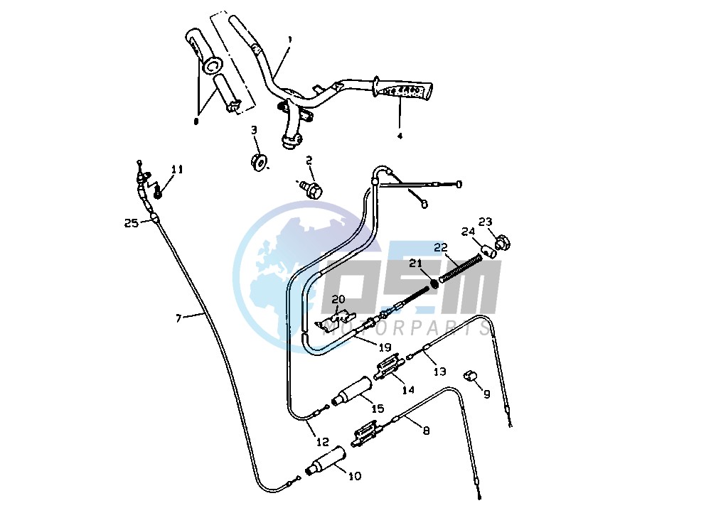 STEERING HANDLE -CABLE