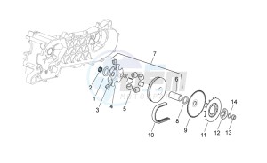 Scarabeo 50 2t e2 net drawing Variator