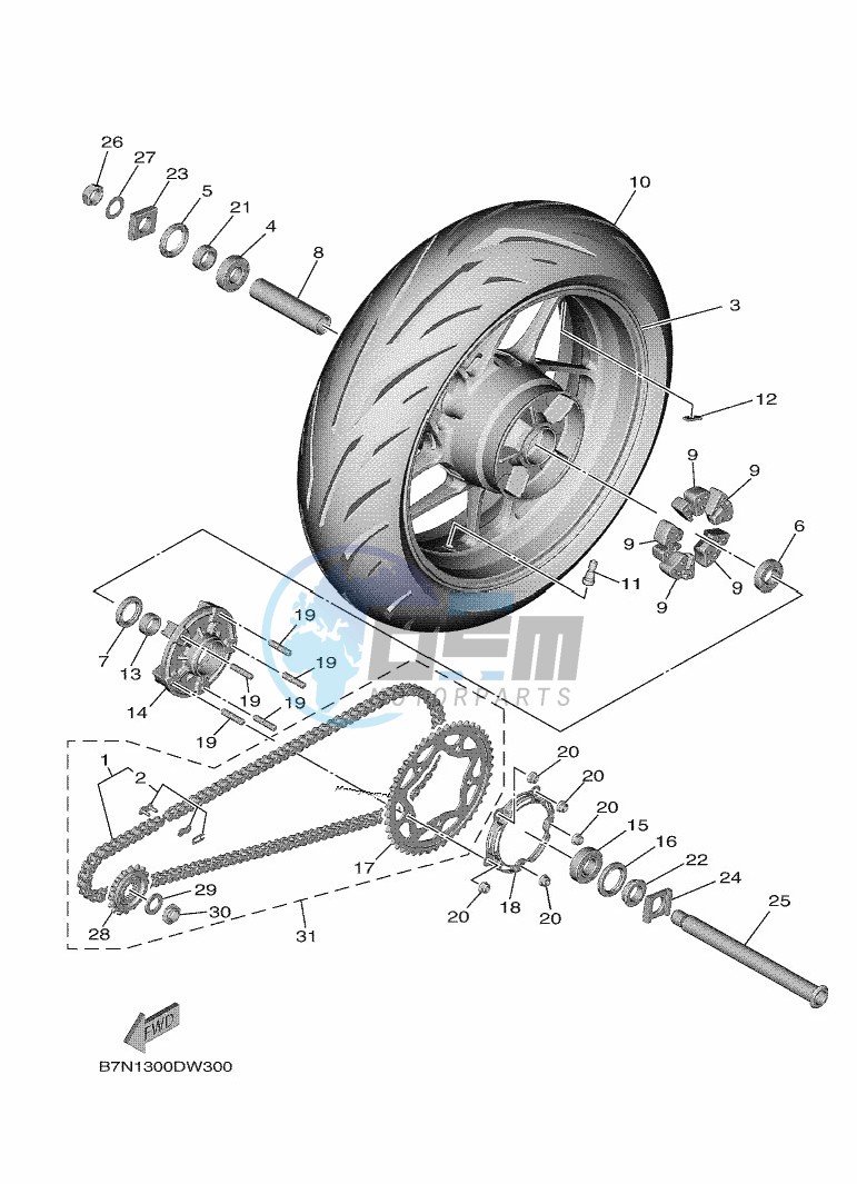 REAR WHEEL