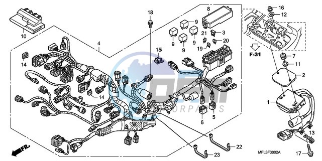 WIRE HARNESS (CBR1000RA)