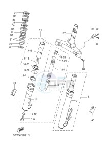 CW50 BOOSTER SPIRIT (5WWW 5WWW) drawing FRONT FORK