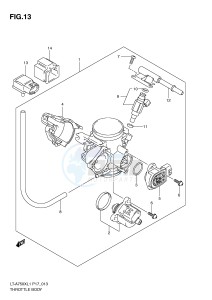 LT-A750X (P17) drawing THROTTLE BODY