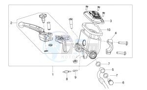 NA 850 Mana GT (AU, CN, EU, GB, IN, JP, K, USA) drawing Front master cilinder