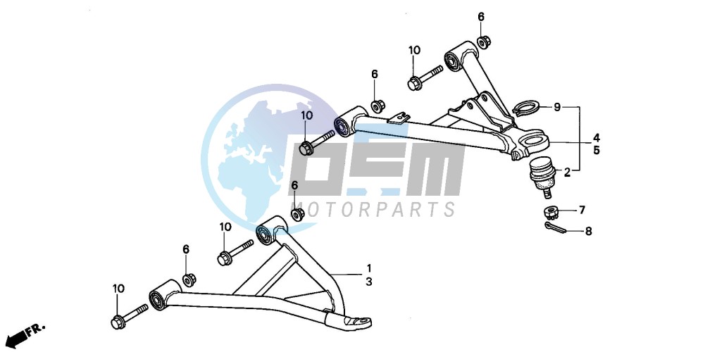 FRONT ARM (TRX300)