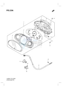 UH200 BURGMAN EU drawing SPEEDOMETER (EXECUTIVE MODEL)