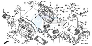 CB600F39 France - (F / CMF ST 25K) drawing AIR CLEANER