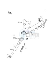 Z800 ABS ZR800DFF UF (UK FA) XX (EU ME A(FRICA) drawing Stand(s)