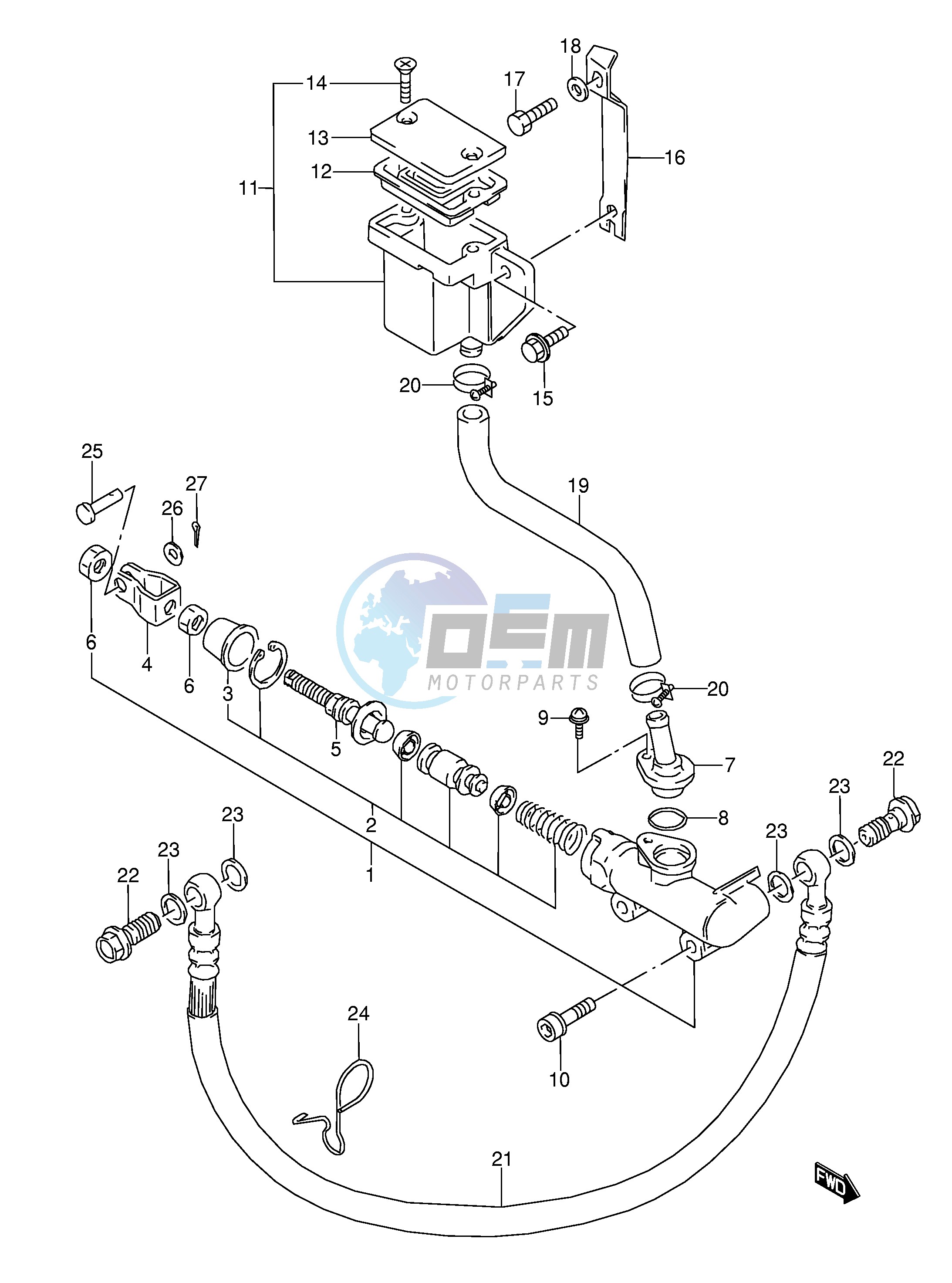 REAR MASTER CYLINDER