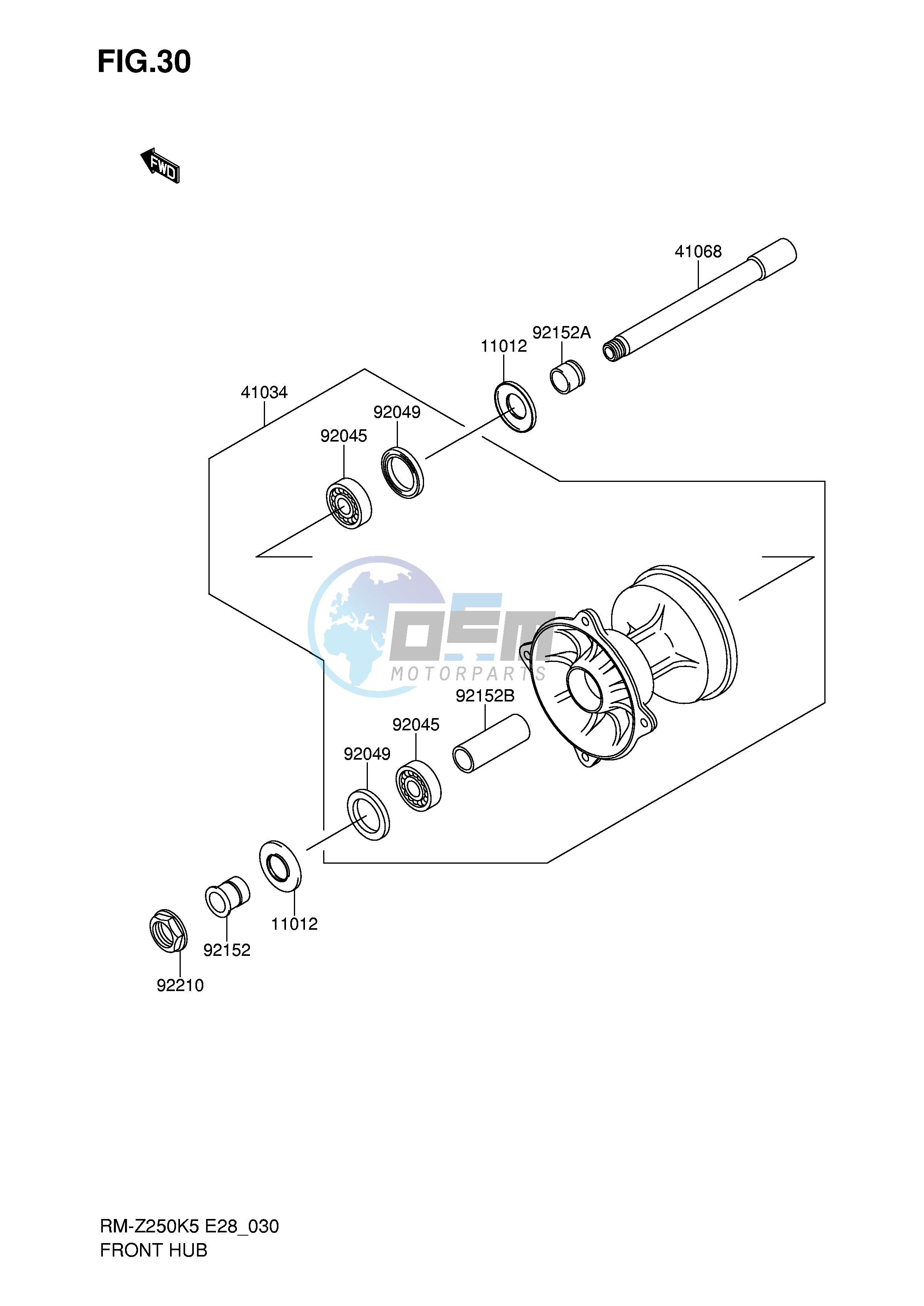 FRONT HUB