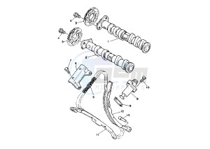 XTZ SUPER TENERE 750 drawing CAMSHAFT -CHAIN