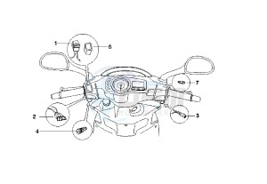 Runner SP 50 drawing Handlebar Switch