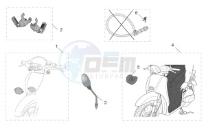 Scarabeo 50 2t (eng. Minarelli) drawing Acc. - Various