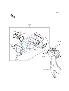 NINJA_ZX-6R ZX636EFF FR GB XX (EU ME A(FRICA) drawing Air Duct