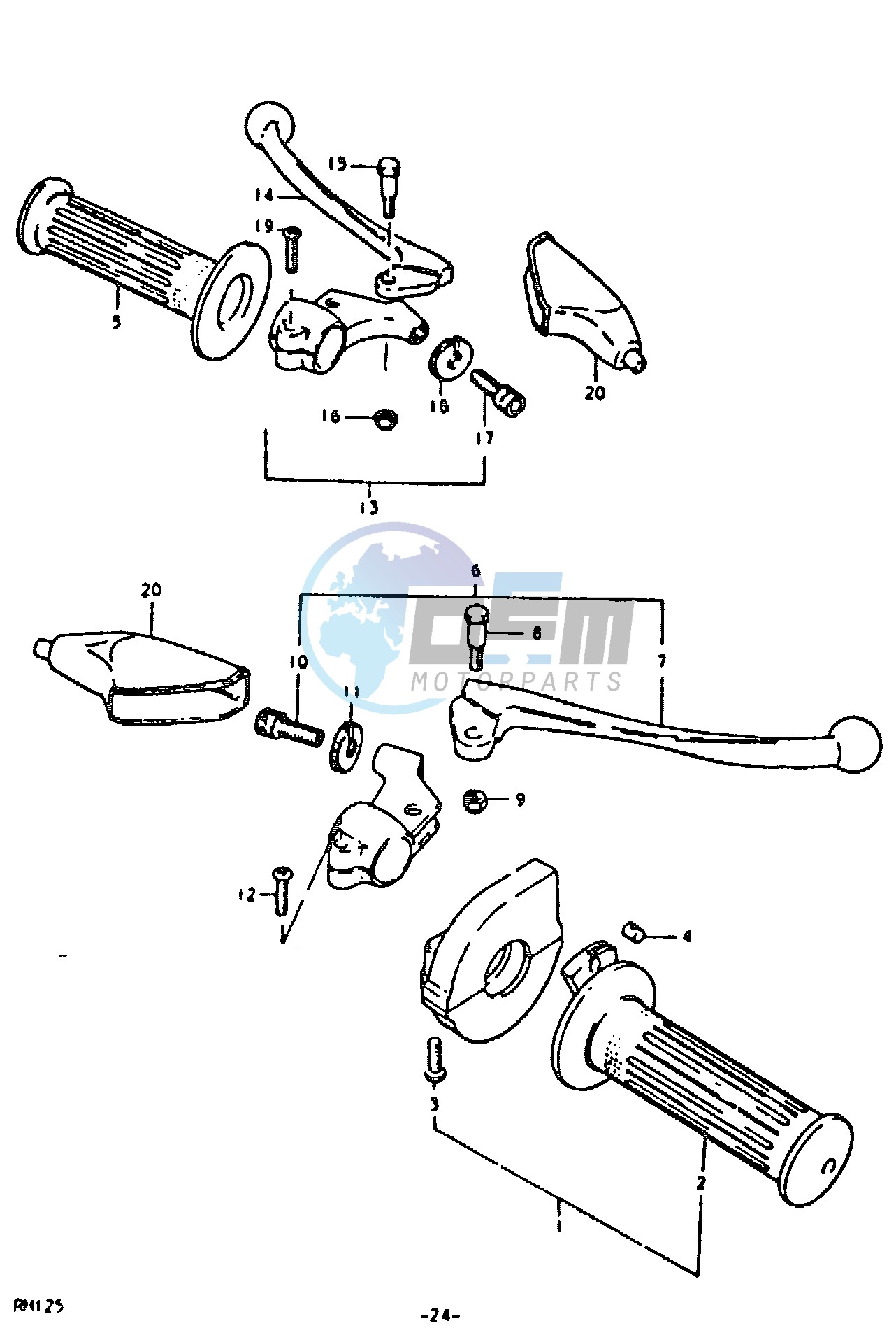 HANDLE GLIP - LEVER (RM125N)