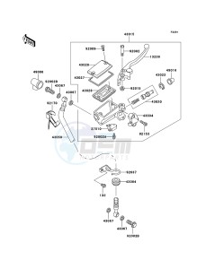 ER-5 ER500-C5P GB XX (EU ME A(FRICA) drawing Front Master Cylinder