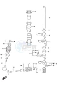 DF 9.9A drawing Camshaft Non-Remote Control