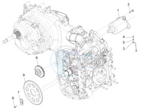 BV 350 ST 4T 4V IE ABS E4 (NAFTA) drawing Stater - Electric starter