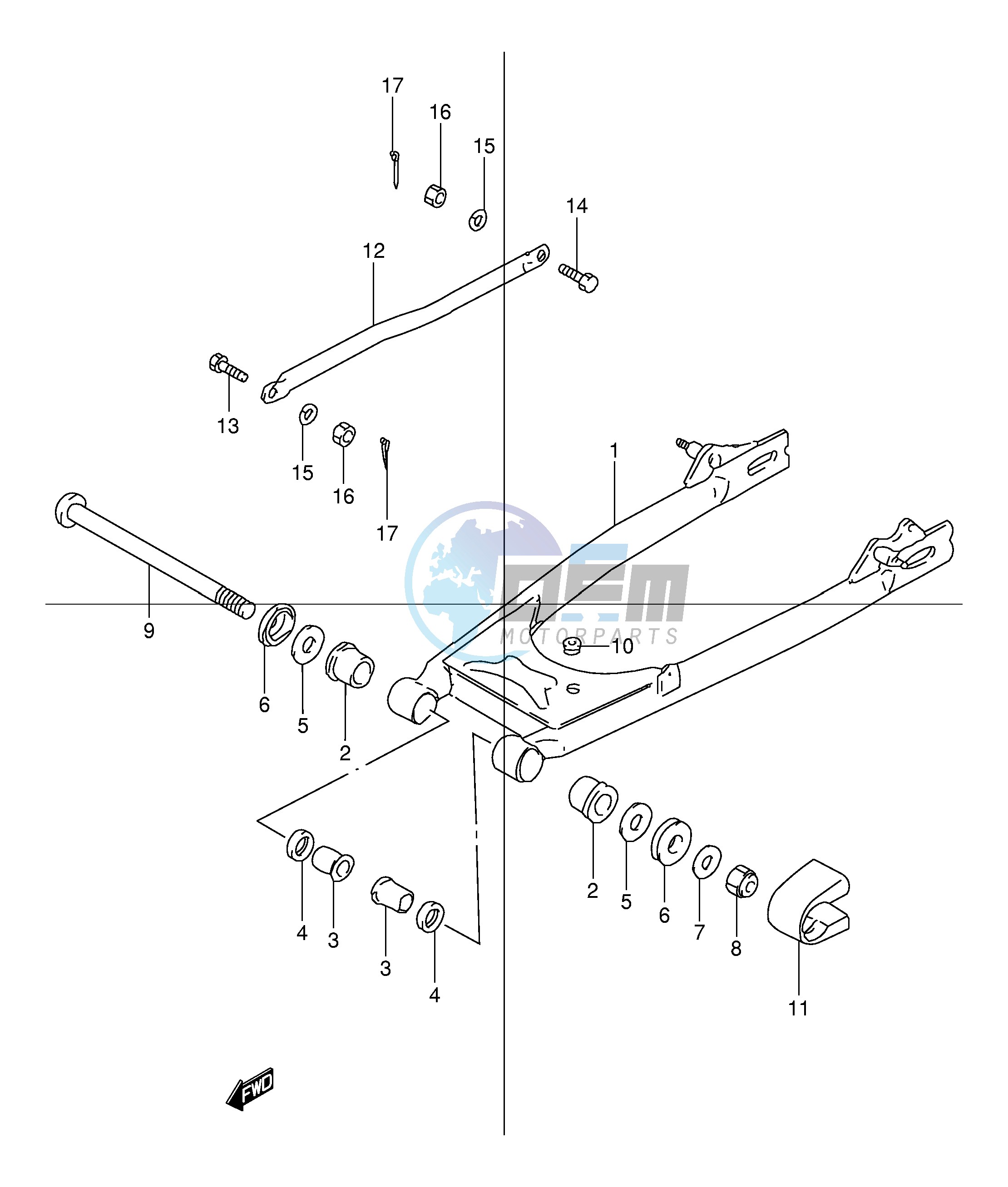 REAR SWINGING ARM