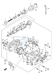 LT-A750X drawing FINAL BEVEL GEAR (FRONT)