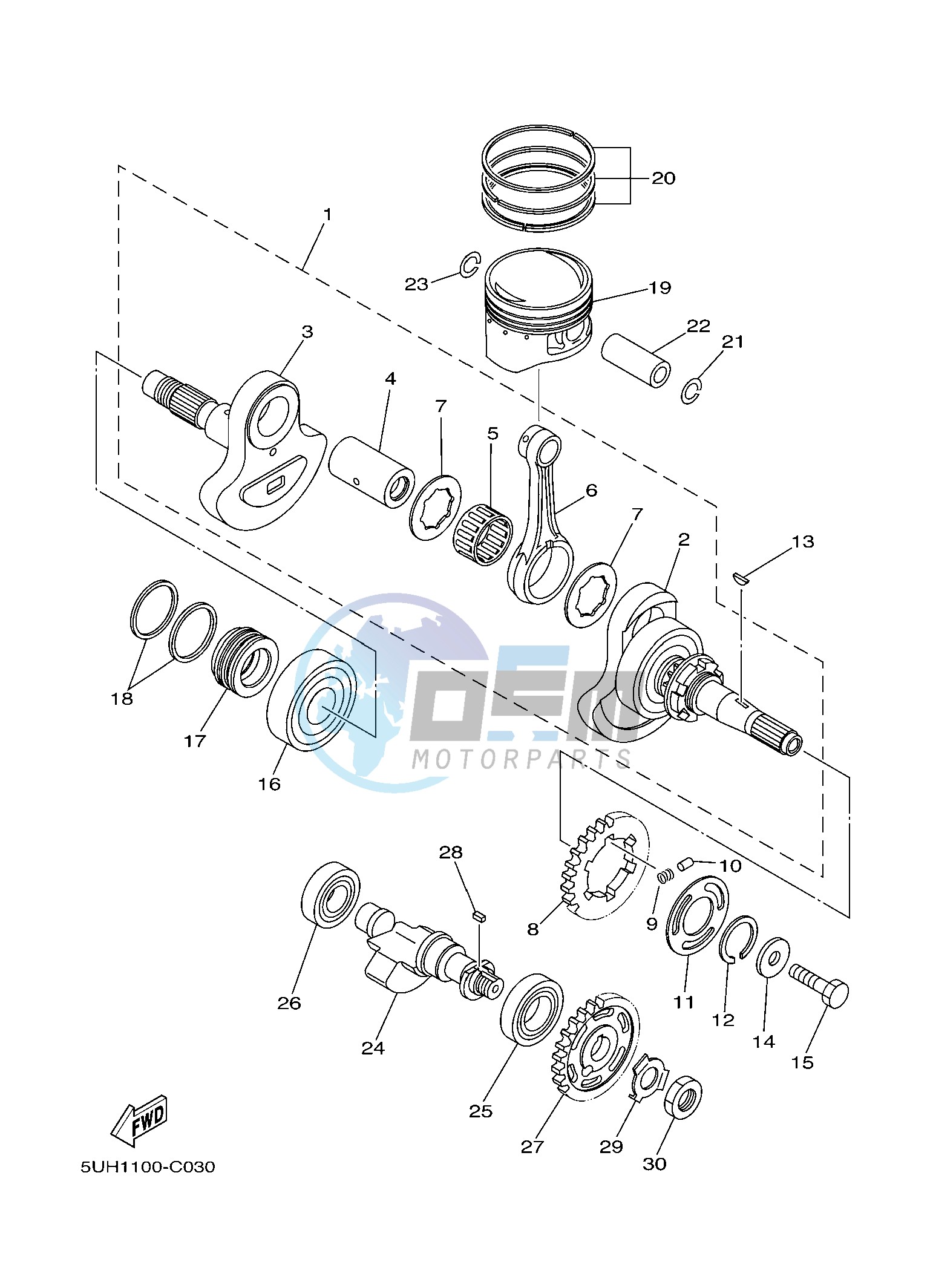 CRANKSHAFT & PISTON