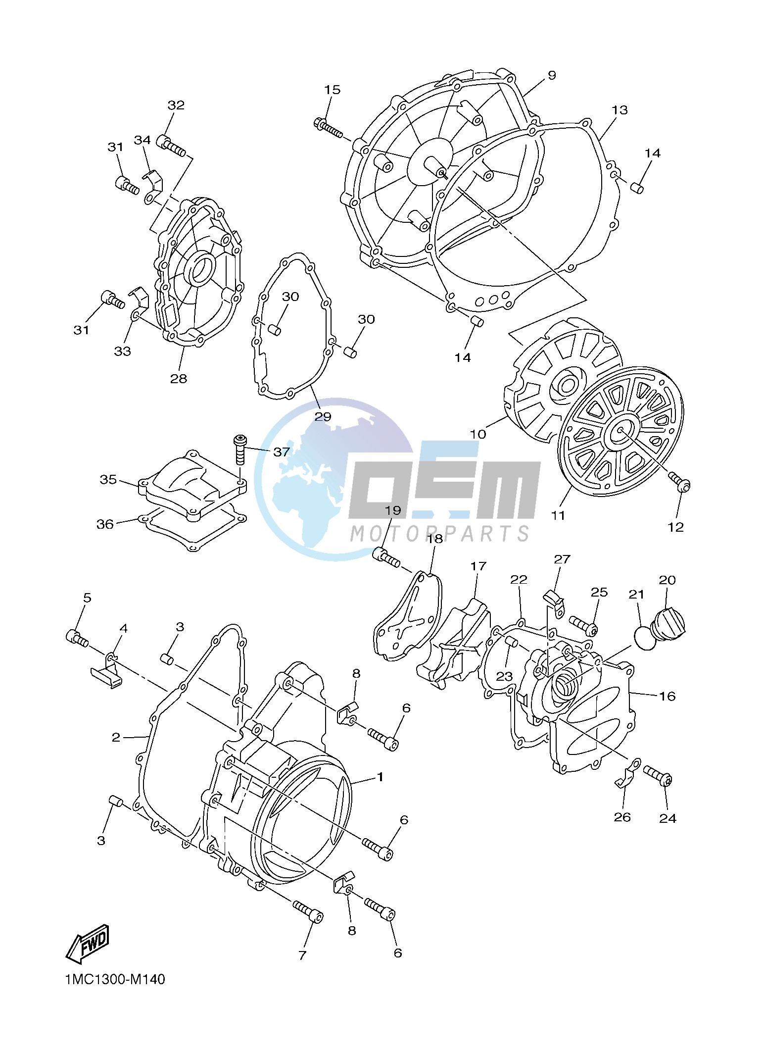 CRANKCASE COVER 1