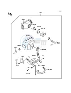 KLF300 KLF300B6F EU GB drawing Optional Parts