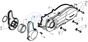 X9 250 drawing Crankcase cover clutch side