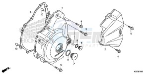 CBR300RAF CBR300RA Europe Direct - (ED) drawing LEFT CRANKCASE COVER