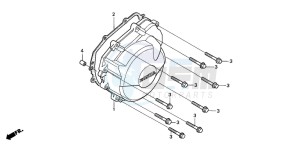 CBR600FS drawing GENERATOR COVER